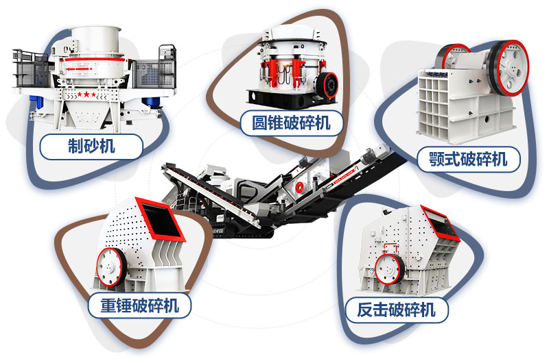 每小時產(chǎn)100方石子的履帶移動破碎站各種機型搭配